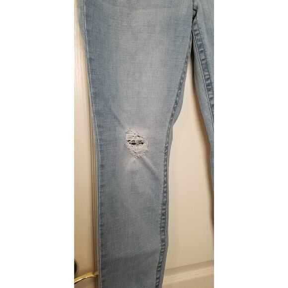 NWT's -Seven7 Jeans Women's Tummy Less High Rise Skinny Denim Distressed Size 8 - Picture 5 of 15